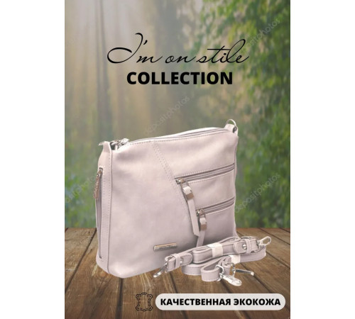 женская сумка через плечо, Сумка женская на плечо, женская сумка из экокожи, сумка женская, пудра