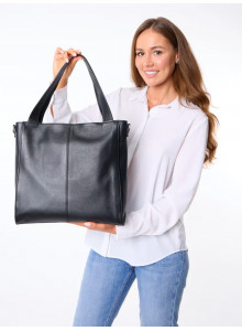 Сумка женская через плечо, женская сумка на плечо, сумка женская из натуральной кожи, тоут, шоппер, хобо, черная