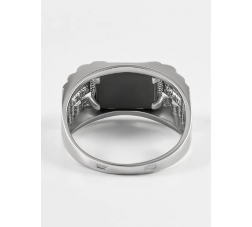 Печатка мужская серебро 925 с ониксом