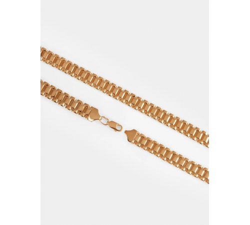 Широкий браслет золотой женский 585